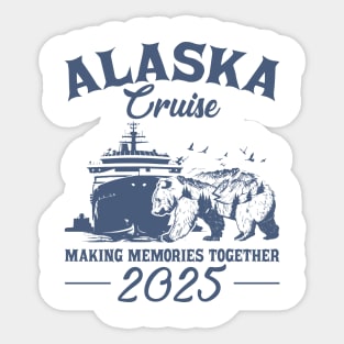 Matching Family Friends and Group Alaska Cruise 2024 Gift For Men Women Sticker